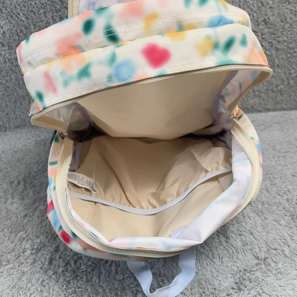 Trans by JanSport‎ Tie Dye Laptop Backpack Multi Color Floral 15 Inch Sleeve NWT